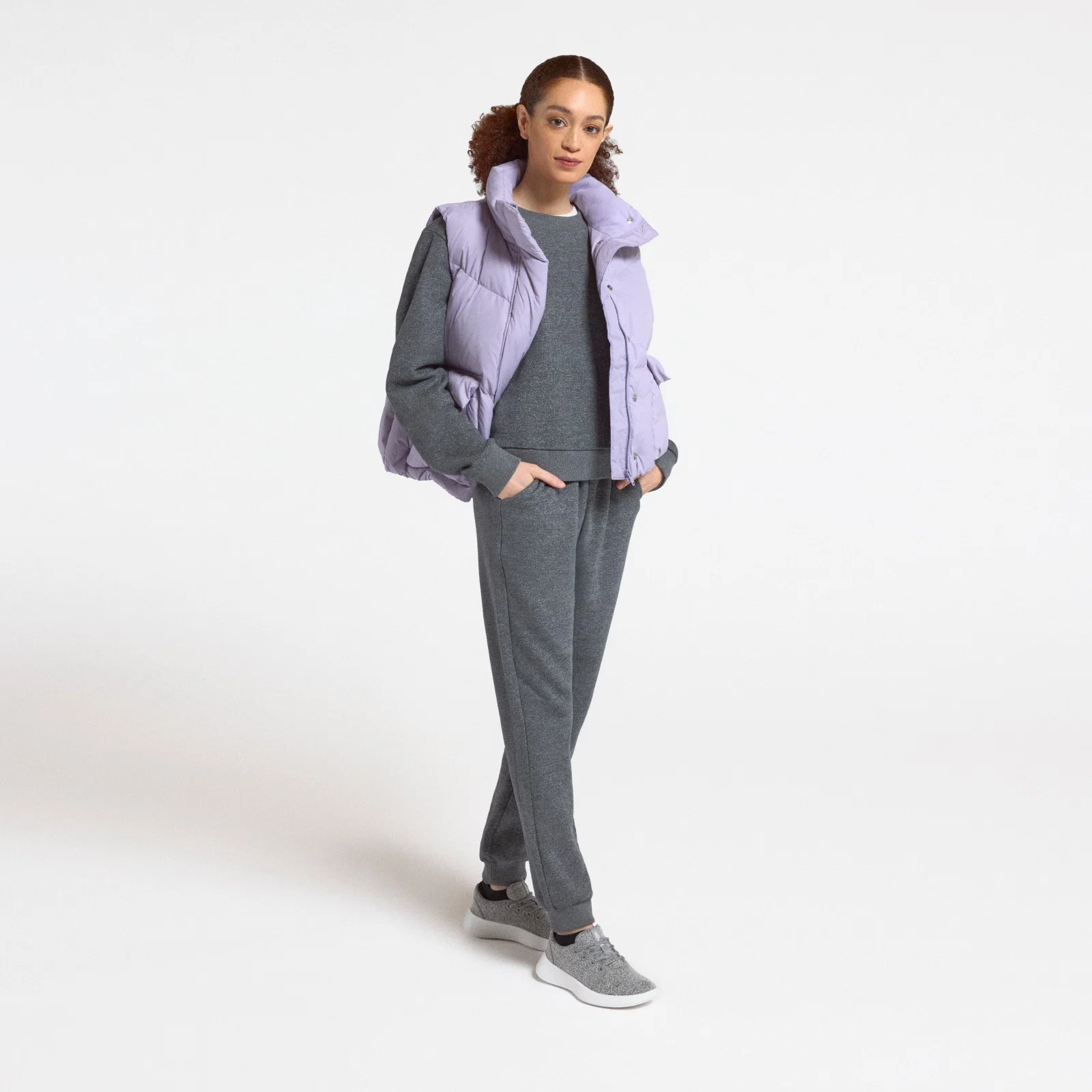 Women's Merino Blend Sweatshirt - Natural Grey Heather - Image 5