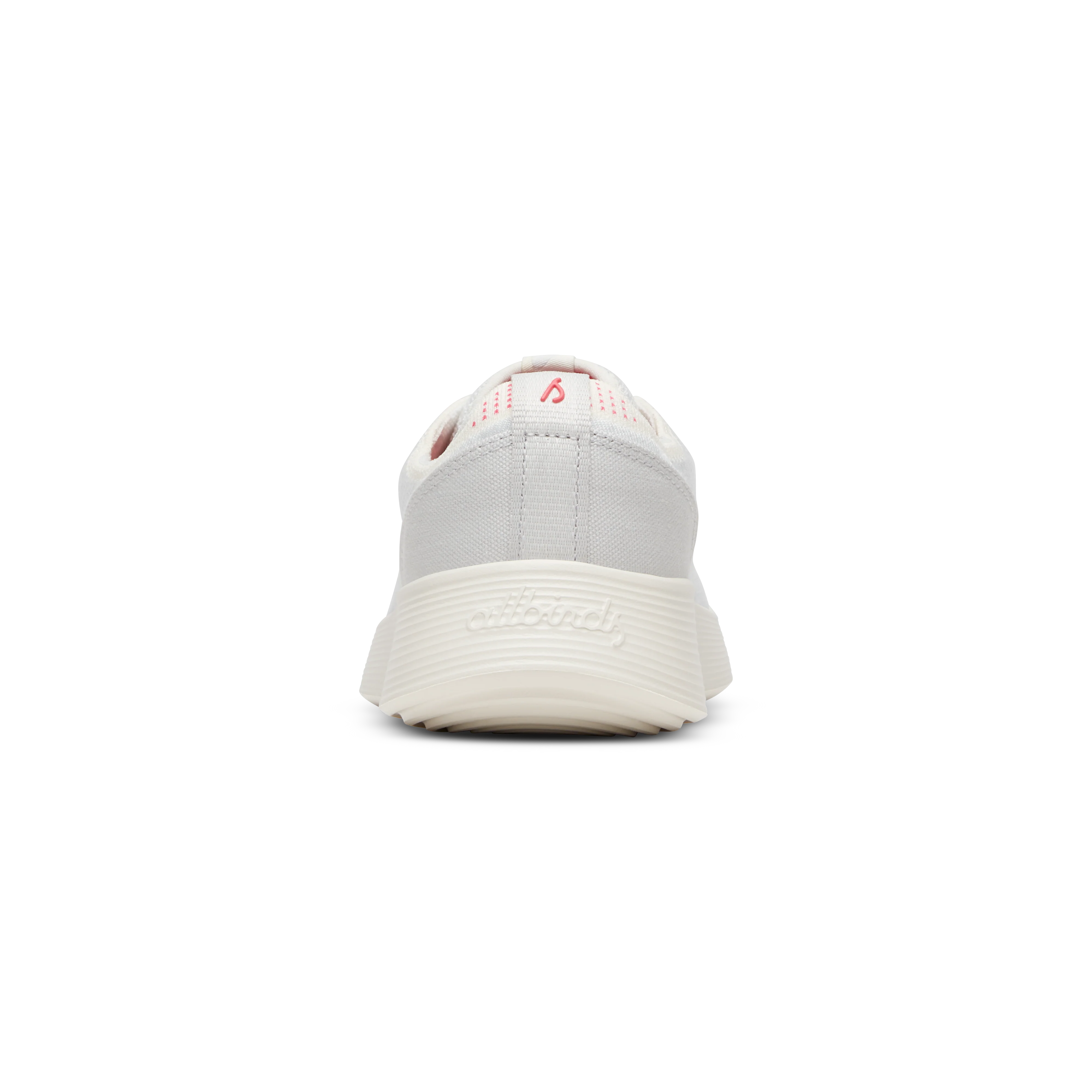 Women's Tree Runner Go - Blizzard/Vivid Red (Natural White Sole) - Image 3