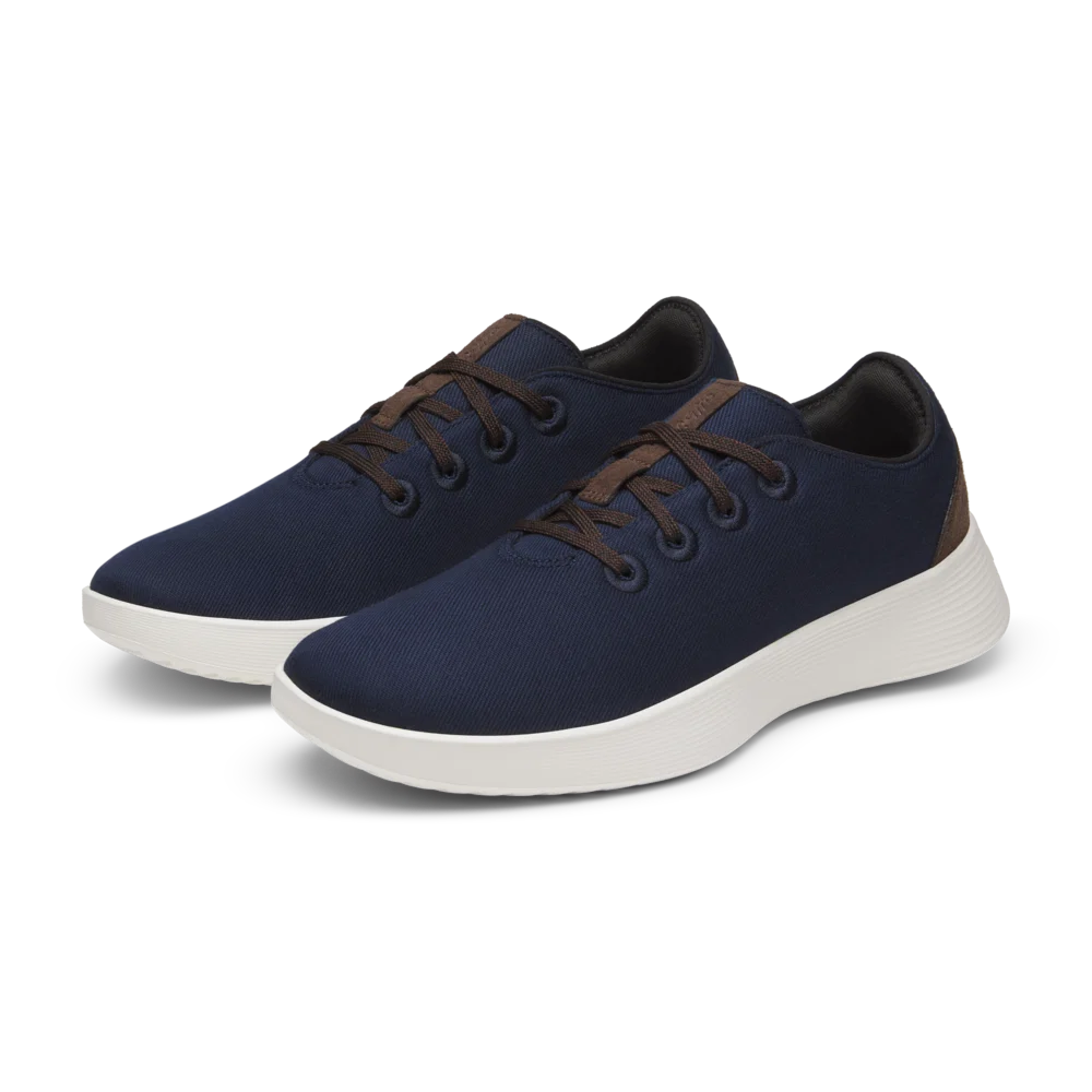 Women's Runner Go - Luxe - True Navy (Natural White Sole) - Image 4