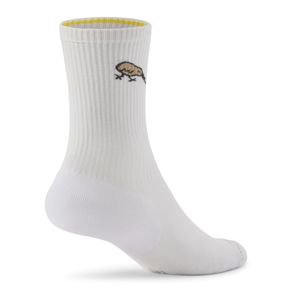 Anytime Crew Sock - Blizzard/Rugged Beige (Natural Black) - Kiwi Bird - Image 2