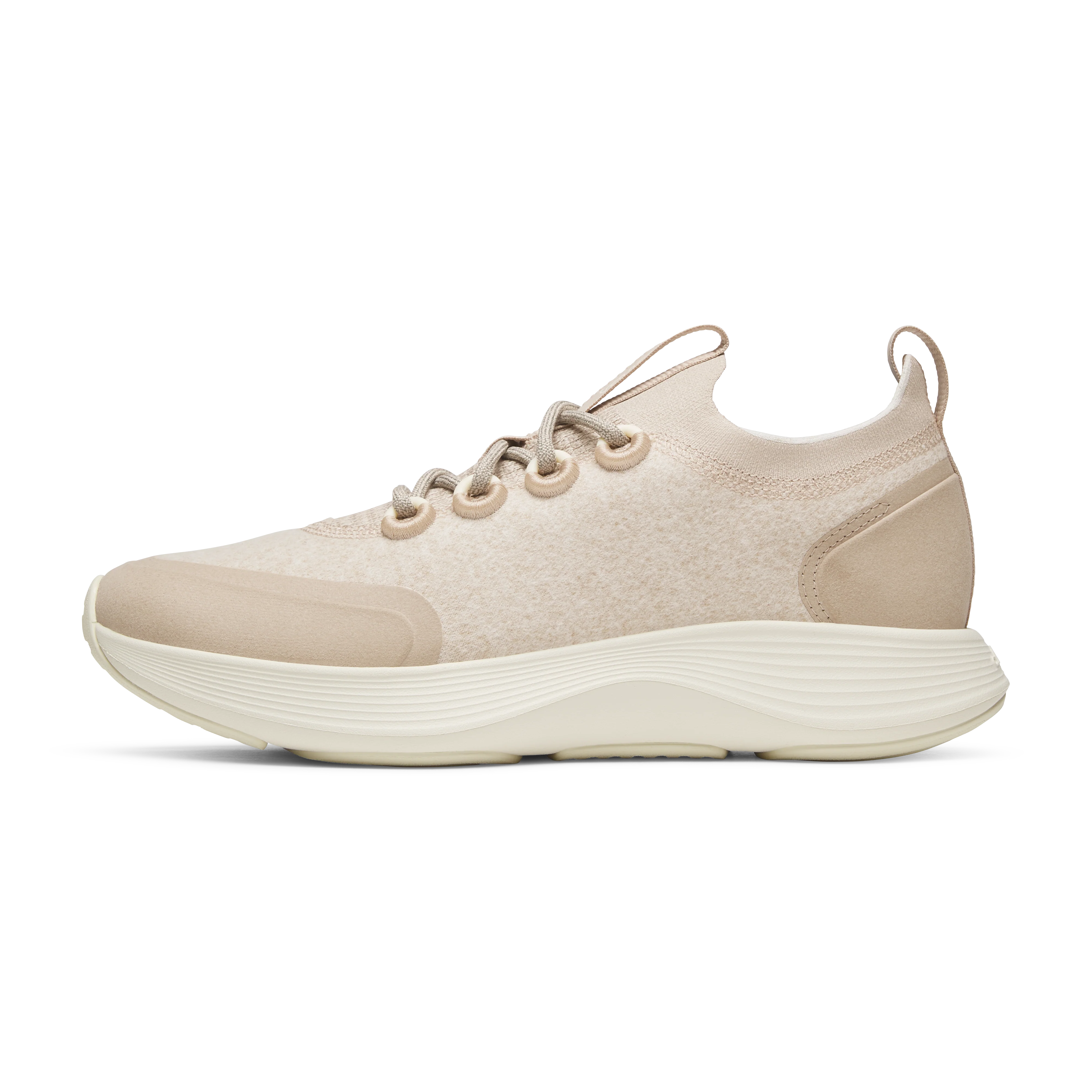 Men's Wool Strider - Rugged Beige (Natural White Sole)