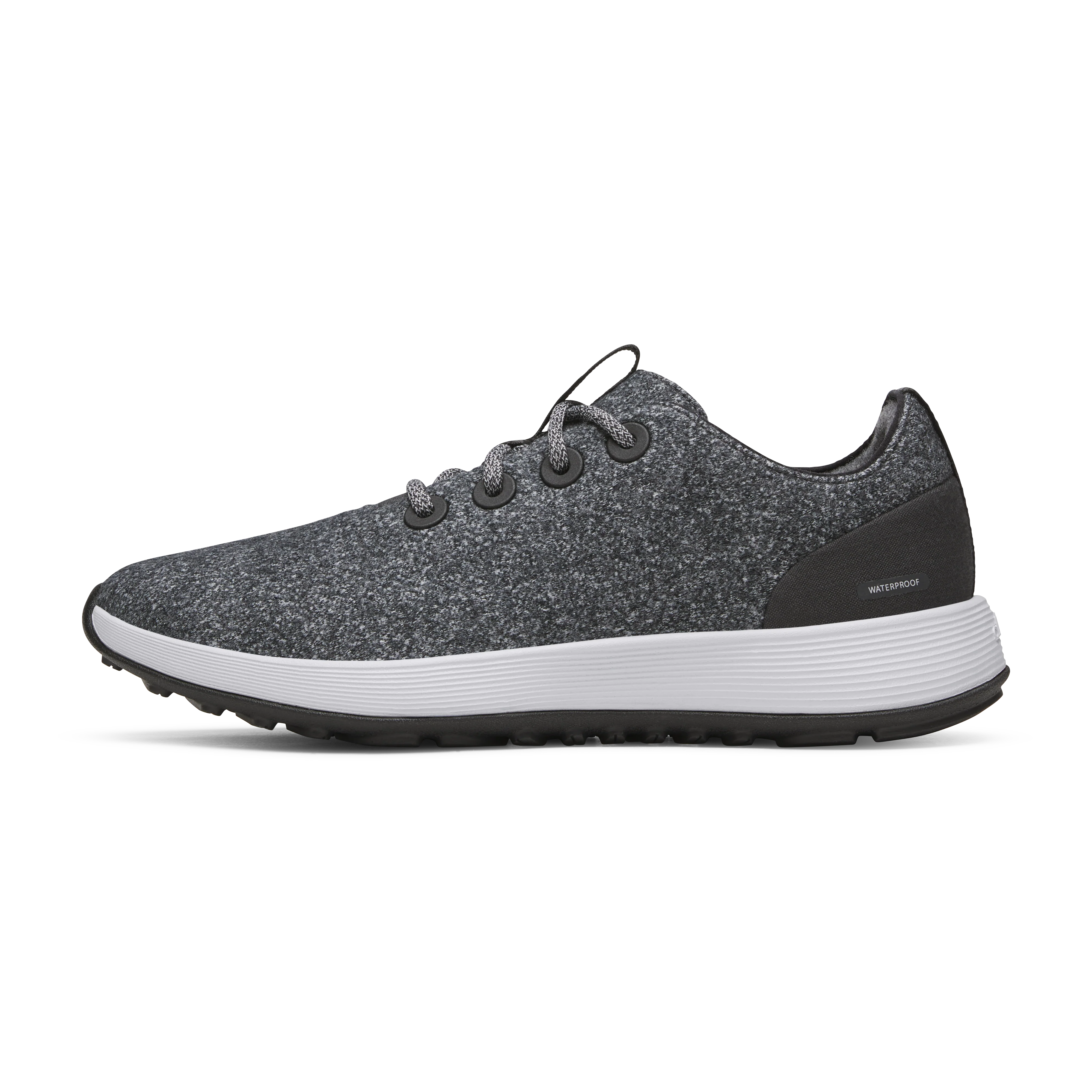 Men's Wool Runner NZ Waterproof - Dark Grey (Light Grey Sole)