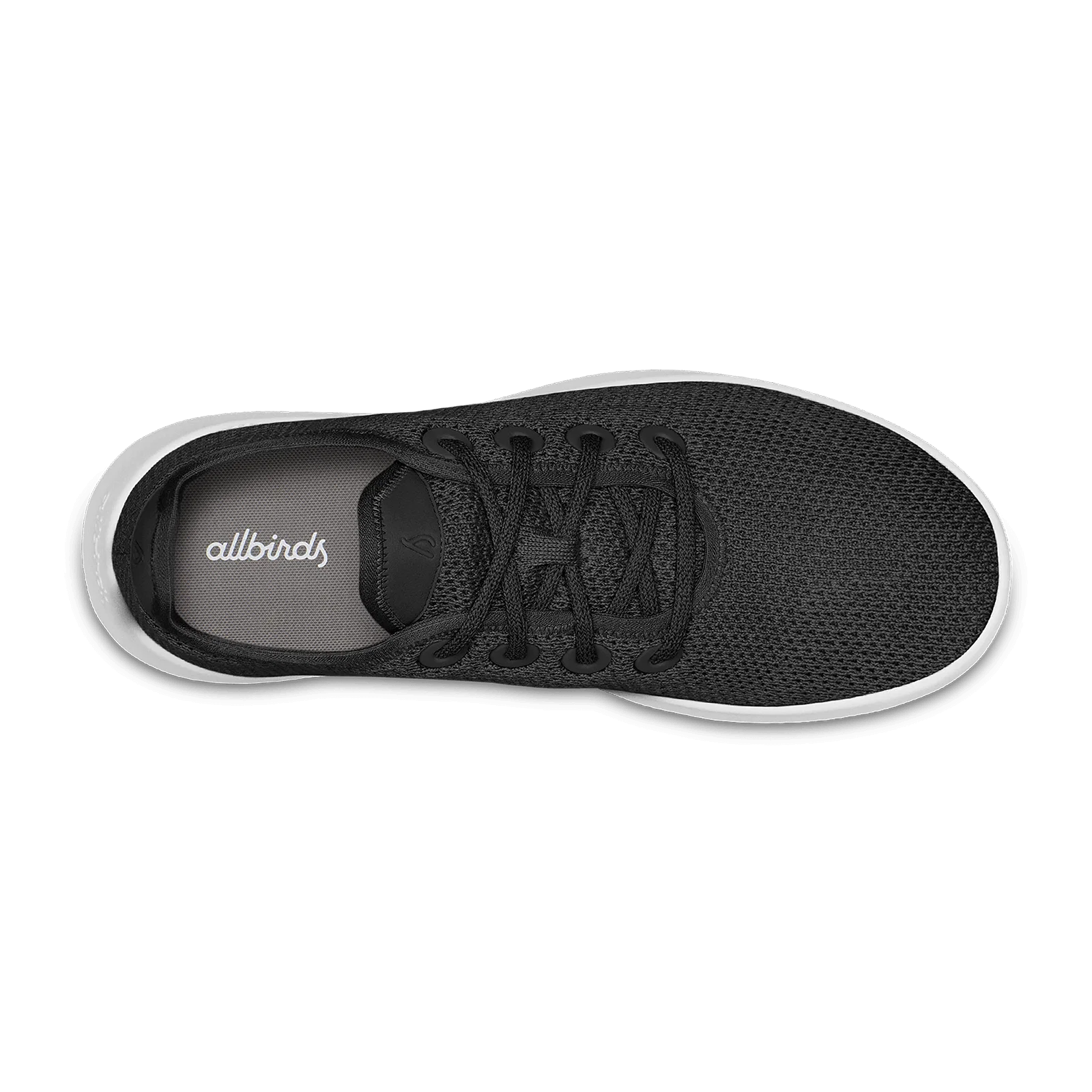 Women's Tree Runner - Jet Black (White Sole) - Image 3